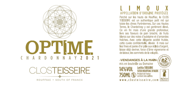 L'Optime 2022 - Chardonnay